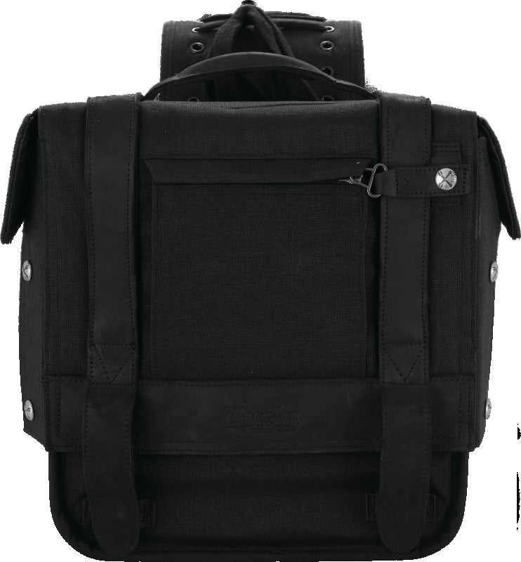 Burly Brand Throw Over Saddlebag - Black B15-1002B B15-1002B User 1