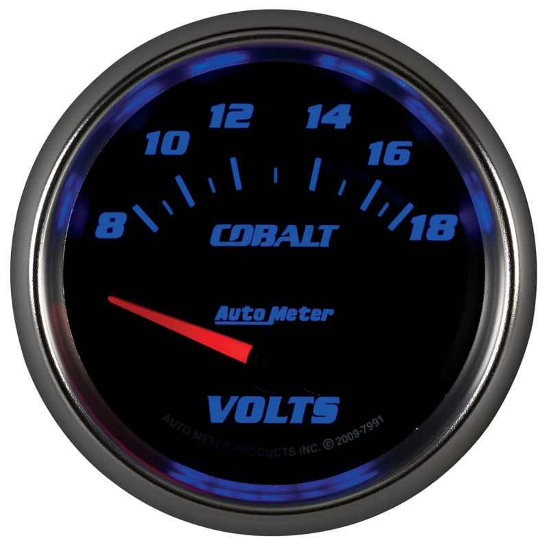 Autometer Gauge, Voltmeter, 2 5/8", 18V, Electric, Cobalt 7991 User 4