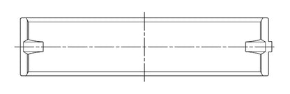 ACL Honda J35 3471cc V6 SOHC 4v Standard Size Race Series Main Bearing Set 4M1996H-STD 4M1996H-STD Technical Drawing