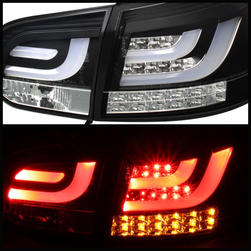 Spyder Volkswagen Golf/GTI 10-13 G2 Type With Light Bar LED Tail Lights Black ALT-YD-VG10-LED-G2-BK 5071767 5071767 User 1