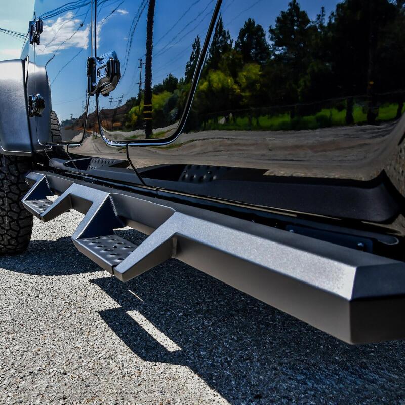 Westin 2020 Jeep Gladiator HDX Drop Nerf Step Bars - Textured Black 56-14165 56-14165 Photo - Mounted