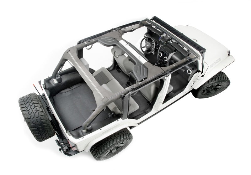 Bedrug Jeep Bedtread 07-10 Jeep JK Unlimited 4DR Rear 5Pc. Cargo Kit BTJK07R4 Photo - Mounted