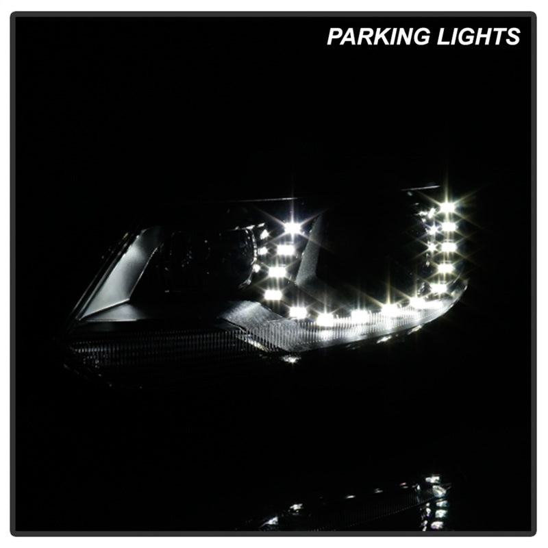 SPYDER VW Tiguan 12-17 LED/DRL Projector Headlights Chrome PRO-JH-VWT12-LED-C 9948527 9948527 Photo - Unmounted