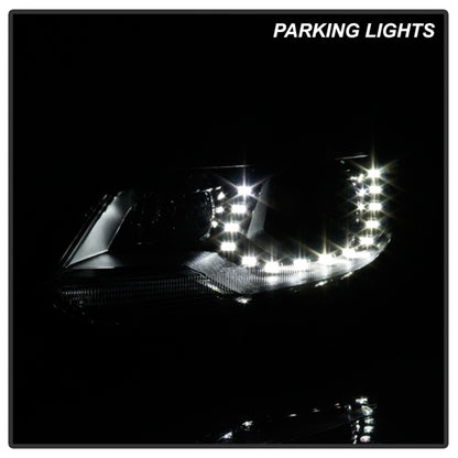 SPYDER VW Tiguan 12-17 LED/DRL Projector Headlights Chrome PRO-JH-VWT12-LED-C 9948527 9948527 Photo - Unmounted