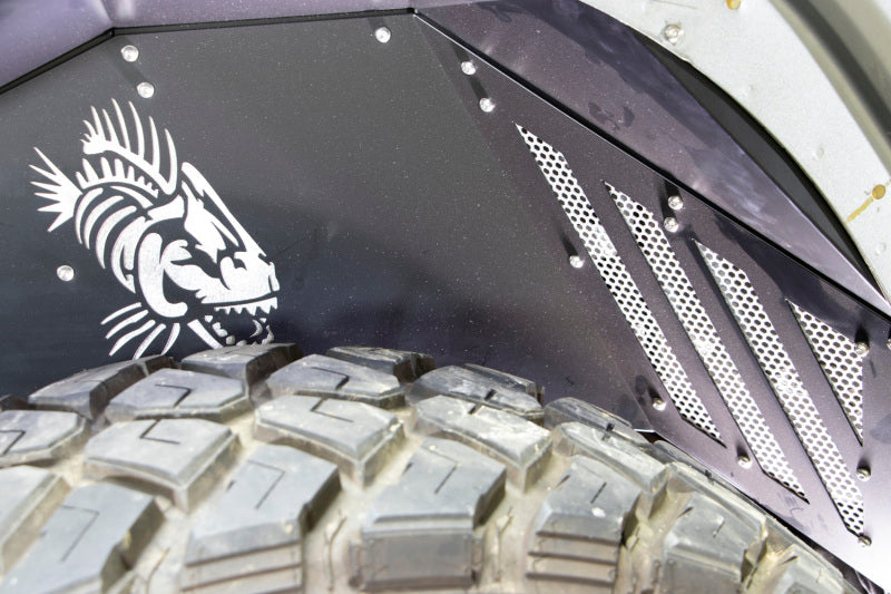 Fishbone Offroad 2018+ Jeep Wrangler Raw Rear Inner Fenders FB33192R FB33192R Photo - lifestyle view
