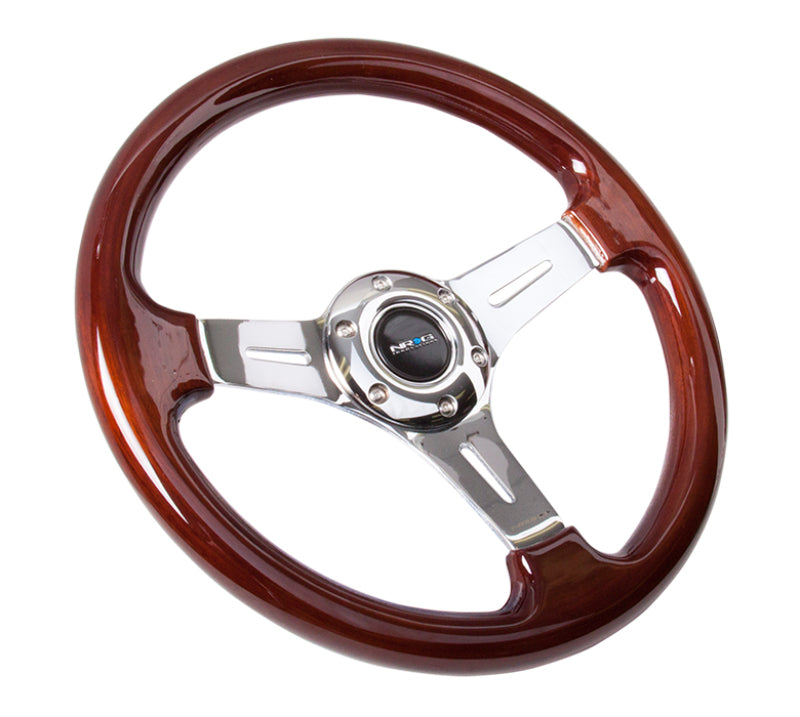 NRG Classic Wood Grain Wheel 330mm 3 Spoke ST-015-1CH Photo - Primary