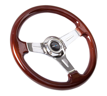 NRG Classic Wood Grain Wheel 330mm 3 Spoke ST-015-1CH Photo - Primary