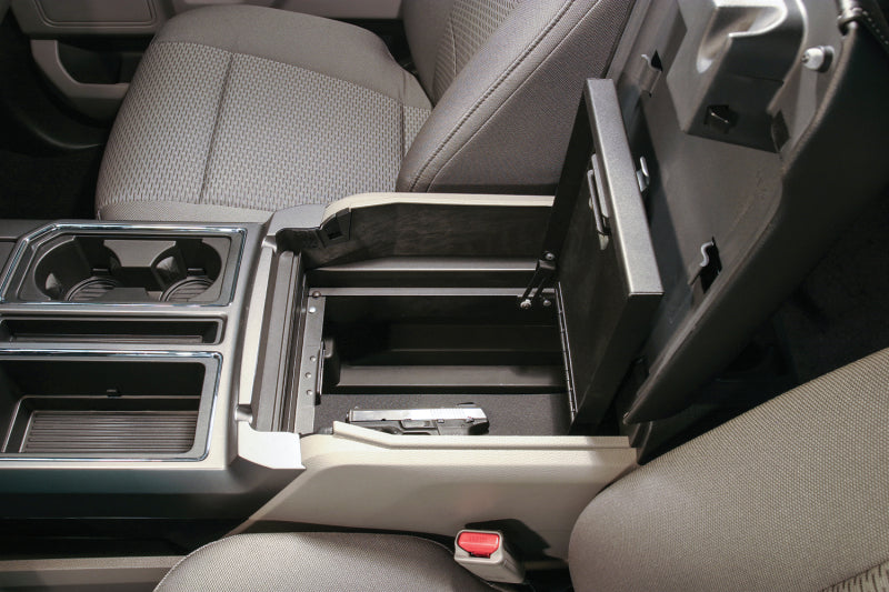 Tuffy Products Tuffy Console Safe W/ Key Lock For Ford Fseries Flow Thru Console 317-01 317-01 Photo - Mounted