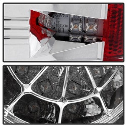 Spyder Toyota Tundra 07-13 LED Tail lights Chrome ALT-YD-TTU07-LED-C 5029591 5029591 Photo - Unmounted