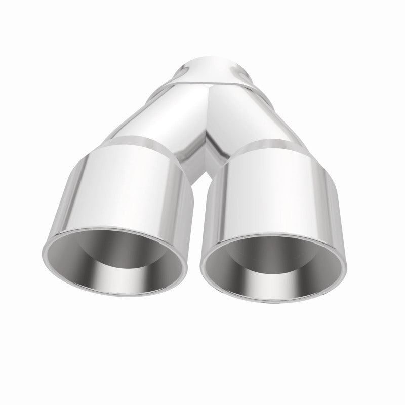 Magnaflow Double Wall 3in Dual Round Polished Tip 2.25in Inlet 35226 35226 360 Degree Image Set