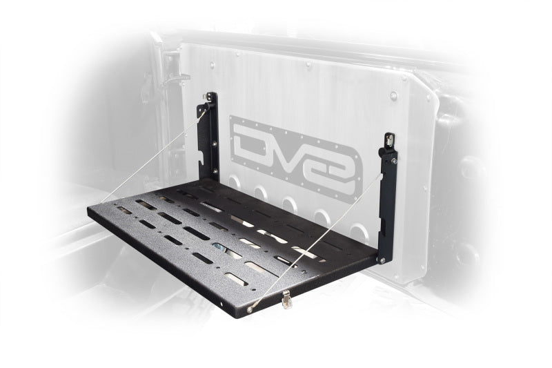 DV8 Jeep JK Tailgate Mounted Table (Trail Table) - Black TTJK-01 TTJK-01 Photo - Primary
