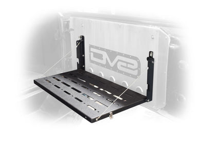 DV8 Jeep JK Tailgate Mounted Table (Trail Table) - Black TTJK-01 TTJK-01 Photo - Primary