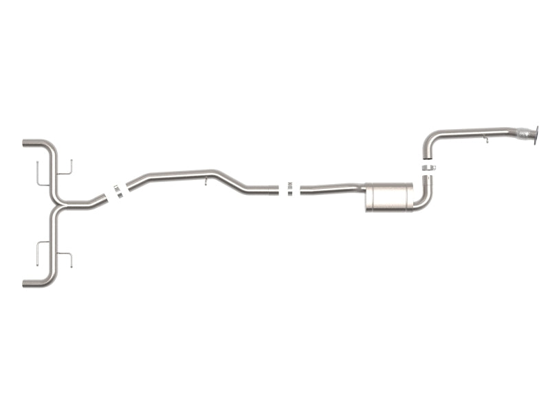 aFe 17-21 Alfa Romeo Giulia L4-2.0L (t) Mach Force-Xp 2in to 2-1/2in 304SS Cat-Back Exhaust 49-36903 49-36903 Photo - Unmounted