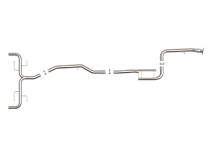 aFe 17-21 Alfa Romeo Giulia L4-2.0L (t) Mach Force-Xp 2in to 2-1/2in 304SS Cat-Back Exhaust 49-36903 49-36903 Photo - Unmounted