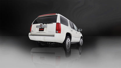 Corsa 11-14 GMC Yukon 6.2L V8 3in Cat-Back Single Side w Twin 4in Black Pro-Series Tips 14882BLK 14882BLK Photo - Mounted