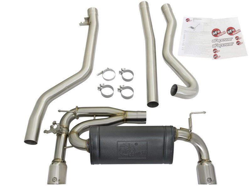 afe POWER MACH Force-Xp 16-17 BMW 340i/340ix/ 3.0L 304 SS Cat-Back Exhaust System 49-36334-P 49-36334-P Photo - Unmounted