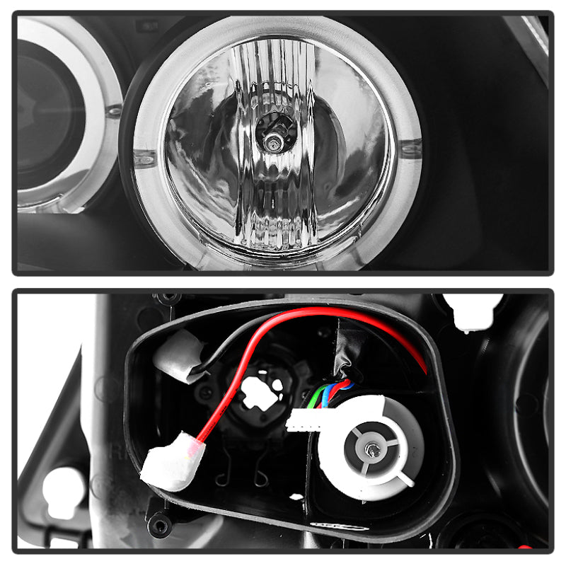 Spyder BMW E90 3-Series 06-08 Projector LED Halo Amber Reflctr Rplc Bulb Blk PRO-YD-BMWE9005-AM-BK 5009005 5009005 User 1