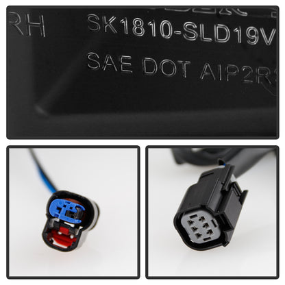 Spyder Chevy Silverado 19-20 (Do Not Fit Halogen Model) LED Tail Light Blk ALT-YD-CS19LED-BK 5087270 5087270 User 4