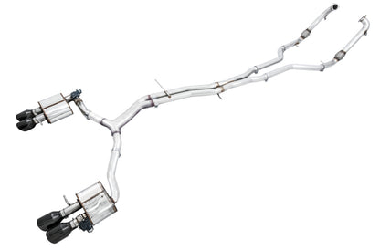 AWE Tuning Audi B9 S5 Sportback SwitchPath Exhaust - Non-Resonated (Black 102mm Tips) 3025-43046 3025-43046 Photo - Primary