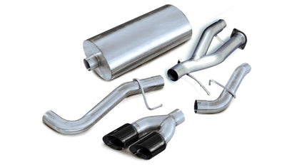 Corsa Performance Sport Cat-Back Exhaust W/Black Twin 4 In Tips 02-06 Cadillac 14220BLK Photo - Primary