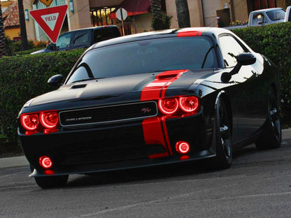 ORACLE Lighting Oracle Dodge Challenger 08-14 LED Waterproof Halo Kit - Red 1292-003 1292-003 Photo - in package