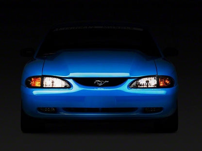 Raxiom 94-98 Mustang Axial Series Cobra Style Headlights- Black Housing (Clear Lens) 49050 49050 User 1
