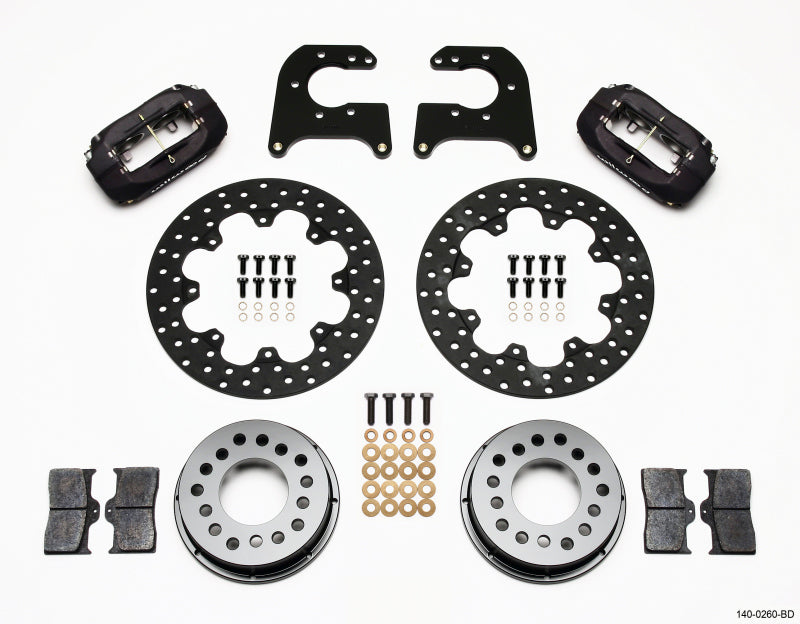 Wilwood FDL Rear Drag Kit, Drilled Rotor, Mopar-Dana 2.36" Offset 140-0260-BD Photo - Primary