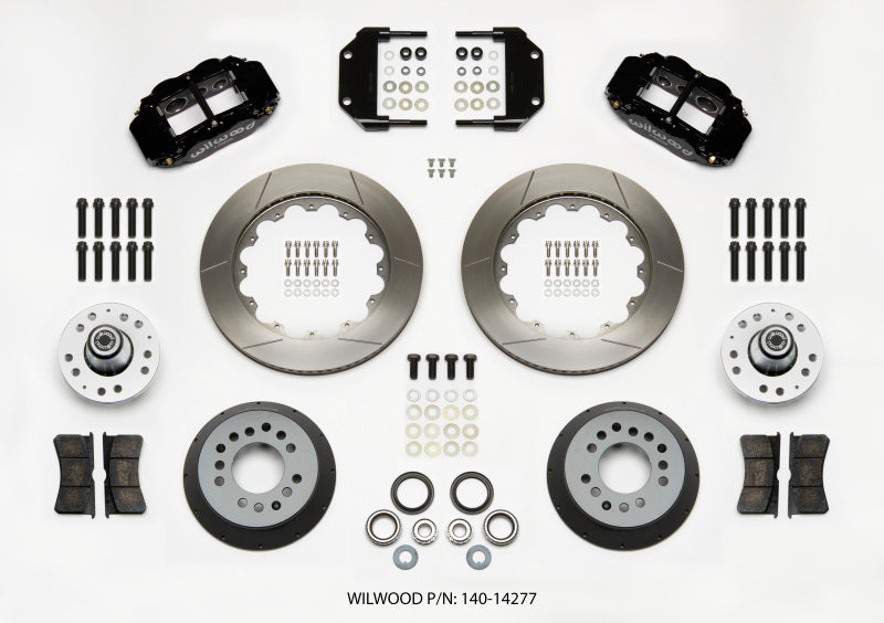 Wilwood Narrow Superlite 6R Front Hub Kit 14.00in Magnum Force Drop Spindle 140-14277 140-14277 Photo - Primary