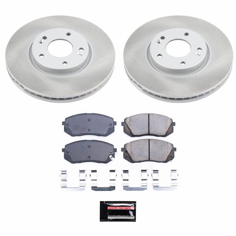 PowerStop Power Stop 11-16 Kia Sportage Front Semi-Coated Rotor Kit SC6087 SC6087 Photo - Primary