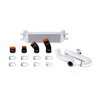 Mishimoto Silver Intercooler Kit w/ Polished Pipes Mustang EcoBoost 2015+ MMINT-MUS4-15KPSL Photo - Primary