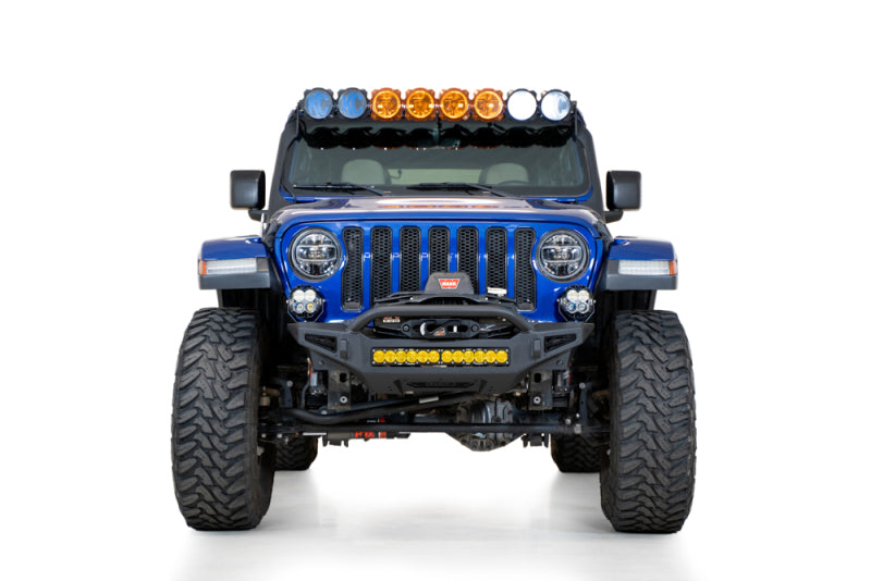 Addictive Desert Designs 18-23 Jeep JL/JT Rock Fighter Front Bumper F964900010103 F964900010103 Photo - Mounted