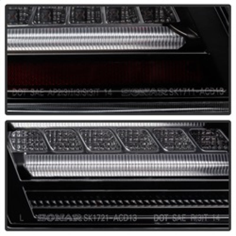 Spyder Honda Accord 2013-2015 4DR LED Tail Lights - Black ALT-YD-HA13LED-LED-BK 5082053 5082053 Photo - Unmounted