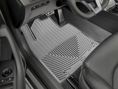 WeatherTech 2016+ Hyundai Sonata Front Rubber Mats - Grey (Fits Hybrid-Does Not Fit Plug-In Hybrid) W385GR W385GR Photo - Mounted
