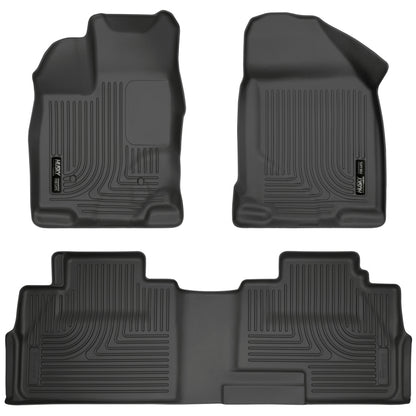 Husky Liners 07-13 Ford Edge / 07-13 Lincoln MKX Weatherbeater Black Front & 2nd 99761 Photo - Primary
