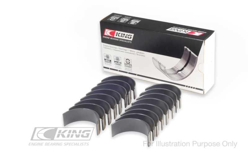 King Engine Bearings King GM 6.2 - LT1/LT4 Gen V ( Size +.002) Connecting Rod Bearing Set CR8062MC