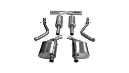 Corsa 15-20 Dodge Charger/300 Sedan 3.6L 2.5in Cat-Back Dual Rear Exit (re-uses stock exhaust bezel) 21064 21064 Photo - Primary