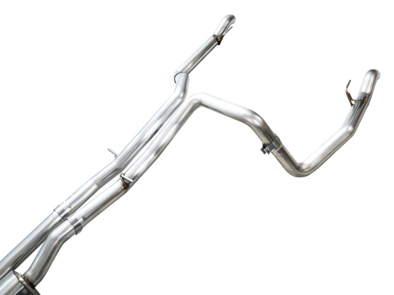 AWE Tuning AWE 4th Gen GM 1500 6.2L Catback Split Rear Exit (w/ Bumper Cutouts) - OE Tips 3015-31202 3015-31202 Photo - out of package