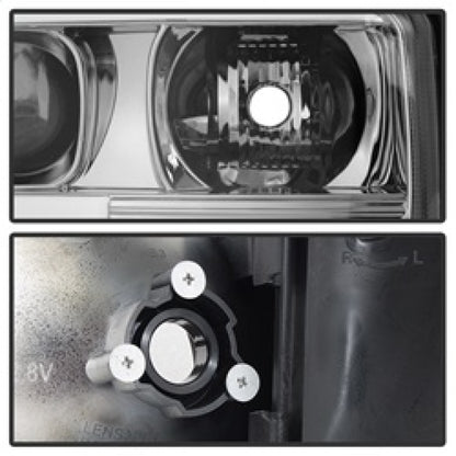 Spyder GMC Sierra 1500/2500/3500 99-06 V2 Projector Headlights - DRL - Chrome PRO-YD-CDE00V2-LB-C 5084620 5084620 Photo - Unmounted