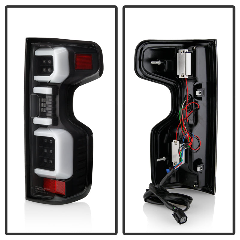 Spyder Chevy Silverado 19-20 LED Tail Light Black ALT-YD-CS19HAL-BK 5087256 5087256 User 1