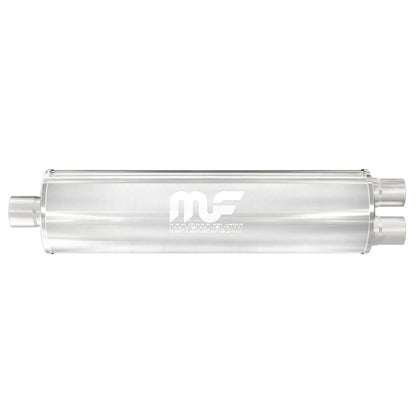 MagnaFlow 7" Round Center/Dual Straight Through Performance Muffler 12761 Photo - Primary