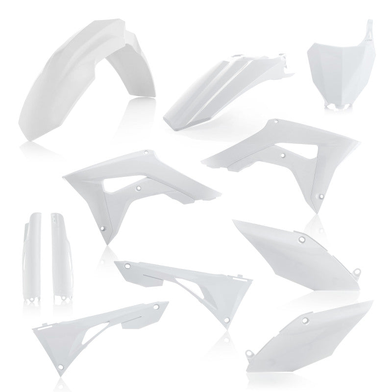 Acerbis 19-21 Hon CRF250R/450R/2022 CRF450R-S (Air Box Cover/ No Tank Cover) Full Plastic Kit - Wht 2736250002 2736250002 Photo - Primary