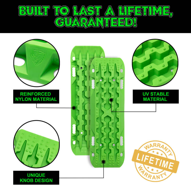 Rhino USA Recovery Traction Boards - Green (Pair) TRACBOARDS-GRN TRACBOARDS-GRN User 2