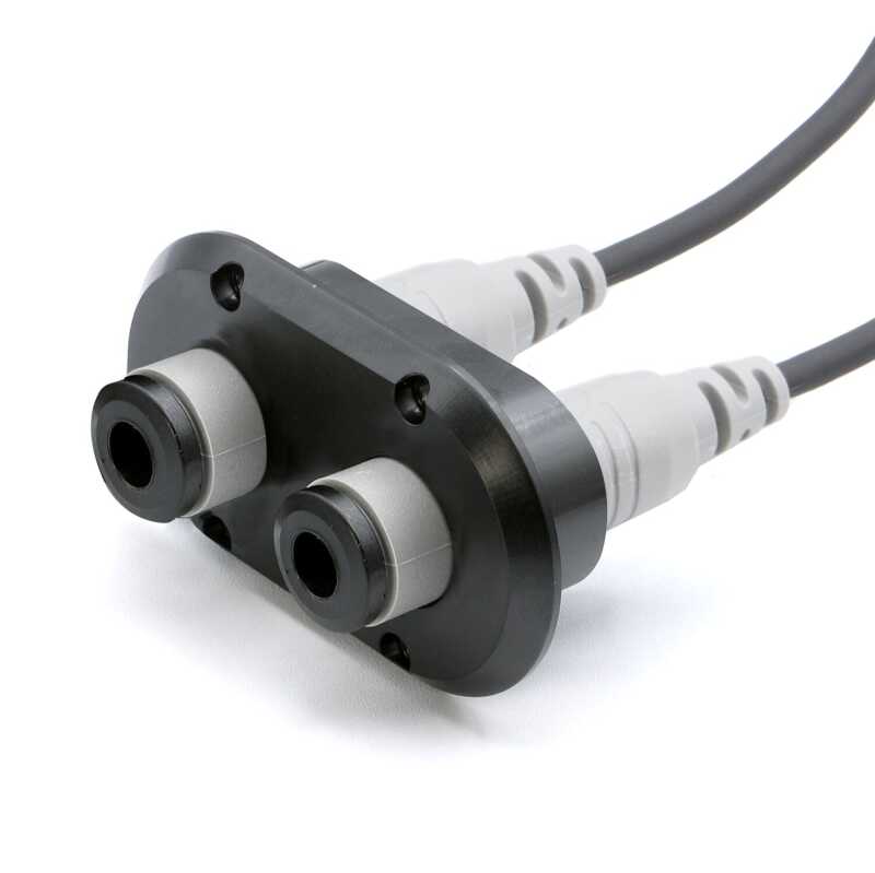 Rugged Radios Dual Headset / Helmet Jack Flush Mount Offroad JM-D-F JM-D-F Photo - Primary