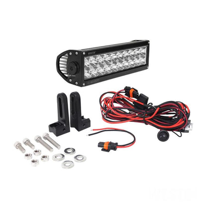 Westin Performance2X LED Light Bar Low Profile Double Row 10 inch Flex w/3W Osram - Black 09-12230-20S 09-12230-20S Photo - Unmounted