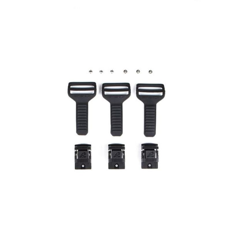 EVS RS9 Buckle Kit (3 Male/3 Female/Hardware) Black - One Size KBRP-RS9-ST-KT