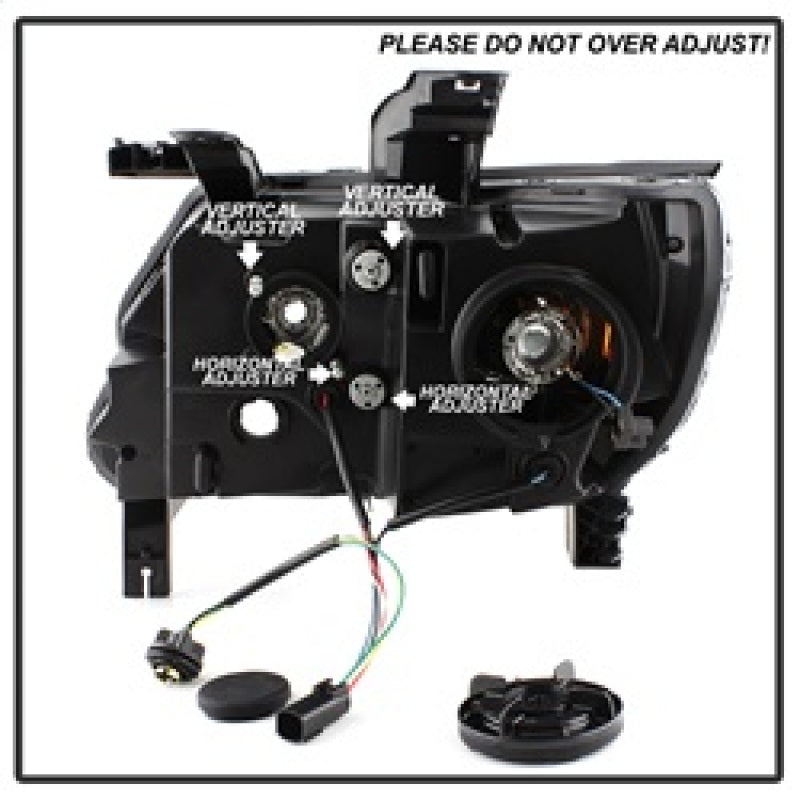 Spyder 15-17 Chevy Colorado Projector Headlights - Light Bar LED - Black (PRO-YD-CCO15-LBDRL-BK) 5085283 5085283 Photo - Unmounted