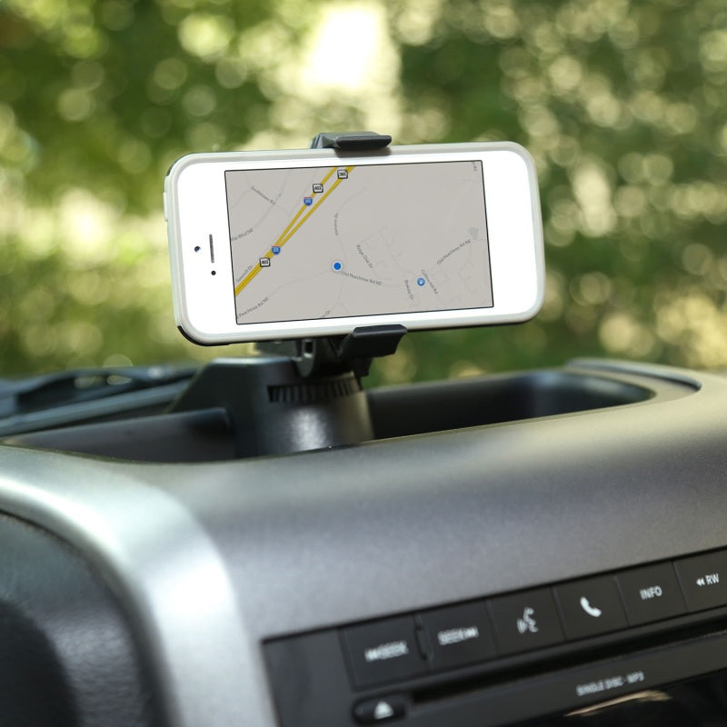 Rugged Ridge Dash Multi-Mount Phone Kit; 11-18 Jeep Wrangler JK 13551.16 Photo - Mounted