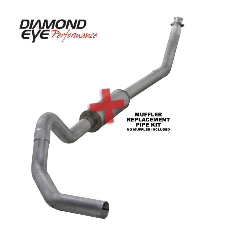 Diamond Eye Performance Diamond Eye KIT 4in TB HX40 DWNP 221040 SGL AL 94-02 CUMMINS 5 9L NO WARRANTY ON FITTMENT-CSTM KIT K4212A-HX40-RP K4212A-HX40-RP Photo - Primary