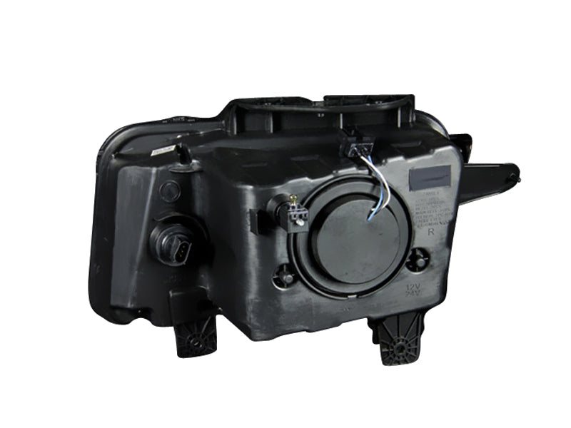 Anzo 2010-2013 Chevrolet Camaro Projector Headlights w/ Halo Black (CCFL) 121312 Photo - Unmounted