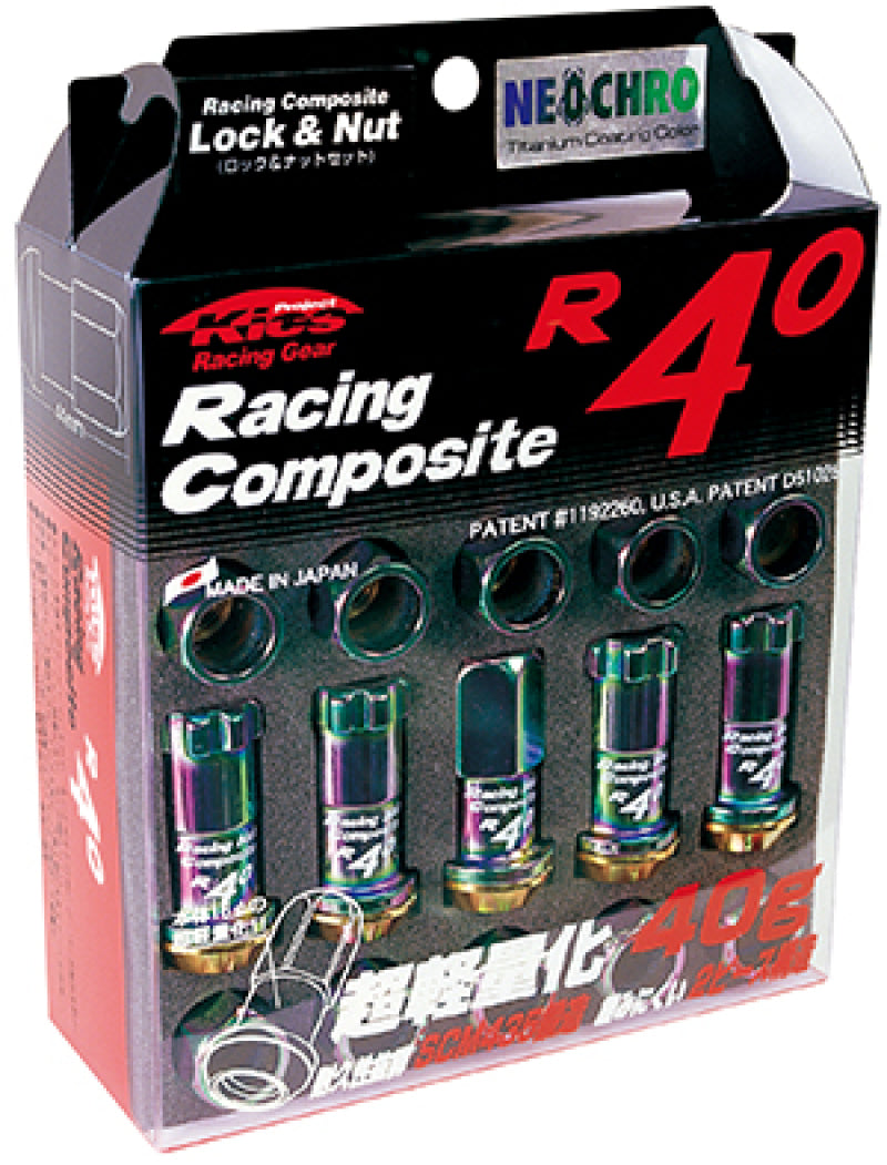 Project Kics 12x1.50 R40 Lug Nuts - Neo Chrome (16+4 Locks) KRC11N KRC11N User 1